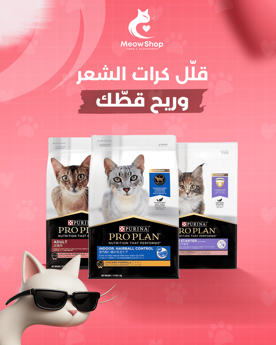 معاينة تصاميم متجر مياو لمنتجات القطط (Meow) - صورة 3